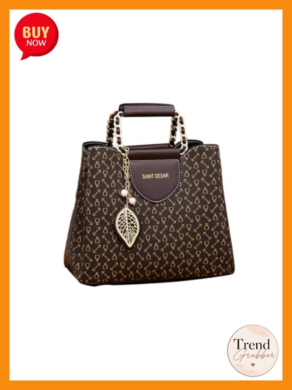 PU Leather Satchel Handbag Crossbody Shoulder Bag with Detachable Strap